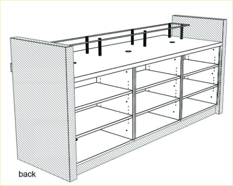 Collins 6679-72 LOX Desk