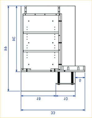 Collins 6679-72 LOX Desk