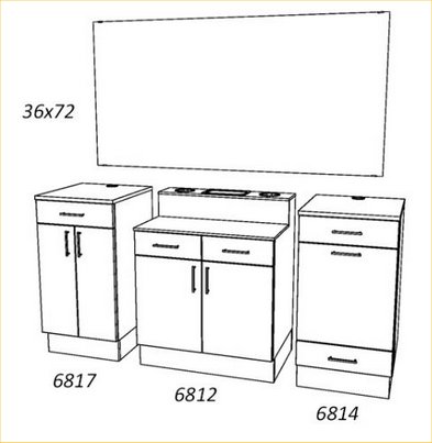 Collins 68B LaCarte Barber Station