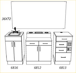 Collins 68C LaCarte Barber Station