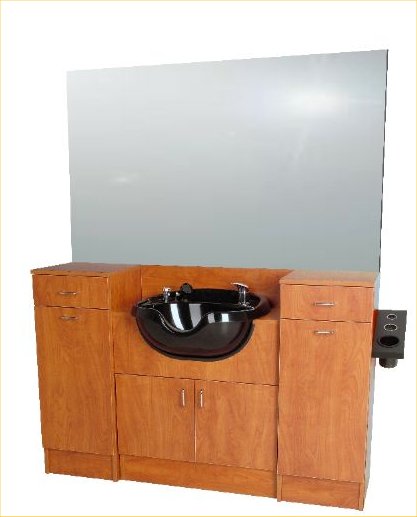 Jeffco J24 Wet Station w/ #8900 Shampoo Bowl