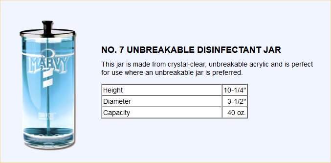 Mar-V-Cide Disinfectant Jars